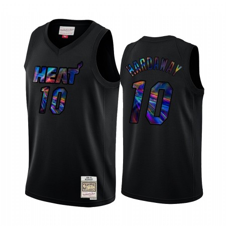 Maillot Basket Homme Miami Heat Tim Hardaway 10 Iridescent HWC Collection Swingman